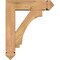 Ekena Millwork Imperial Arts and Crafts Smooth Bracket w/ Offset Brace, Western Red Cedar, 5 1/2"W x 18"D x 22"H BKT0604X18X22IMP03SWR - alternate 2